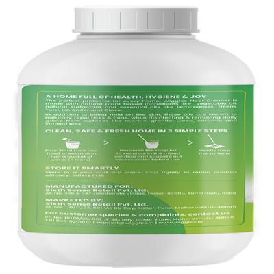 Wiggles Floor Cleaner Liquid Pet Friendly (Lemongrass) 1000 ml (N) - Pet Healthcare