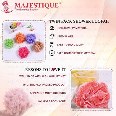 Majestique Back Scrubber For Shower,Loofah Long Handle Bath Loofah 1's - Loofahs & Sponges