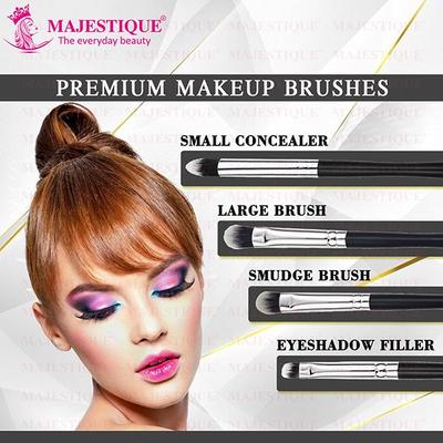 Majestique premium makeup brushes 4pcs 1's - Face Brush