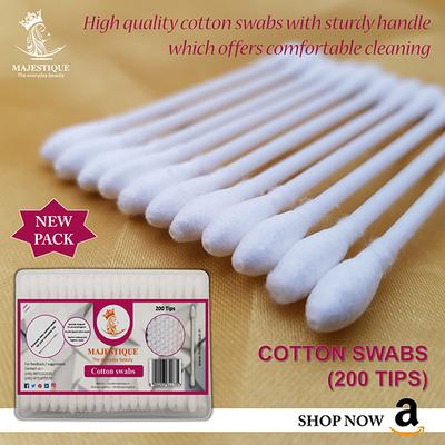 Majestique Dual-Purpose Cotton Swab Set 1's - Cotton Buds & Balls