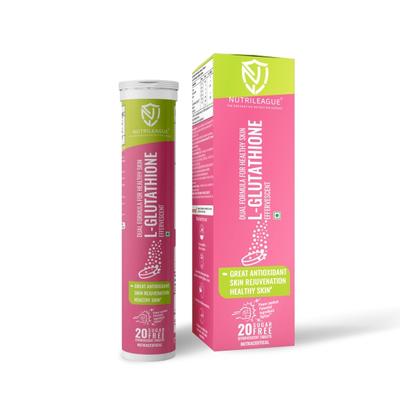 Nutrileague L - Glutathione Effervescent Tablet 20's Online at Best Price - Multi-Vitamins Nutrileague L - Glutathione Effervescent Tablet 20's Online at Best Price - Multi-Vitamins