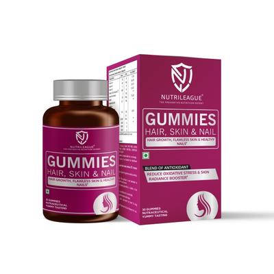 Nutrileague Hair, Skin & Nail Gummies 30's - Multi-Vitamins