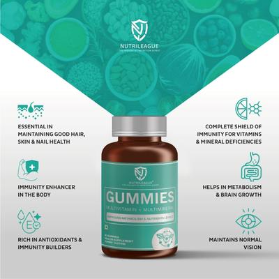 Nutrileague Multivitamin + Multimineral Gummies 30's - Multi-Vitamins