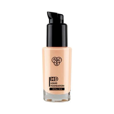 PAC HD Liquid Foundation Flawless Finish Buildable Coverage formula Last Upto 12 Hours 1.2 30ml - Foundation