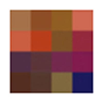 PAC Shimmer Eyeshadow X16 Uptown Bling 1 gm - Eye Shadow Palettes