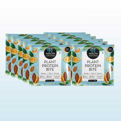 Health Horizons Plant Protein Bites - Cocoa Flavour (Pack of 12 x 25 gm) 1's - General Health