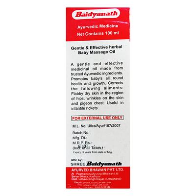 Baidyanath Lal Tel Liquid 100 ml - Speciality Medicines