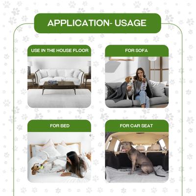 Amorite Waterproof Pet Dry Sheet (small) (Combo Pack- Pink + sea Blue) 1's - Pet accessories