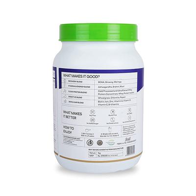 Oziva Protein & Herbs Powder for Men - Chocolate 1000gm - General Health