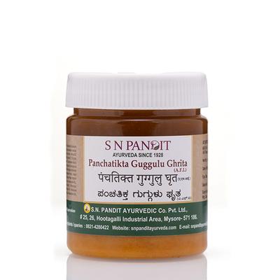S N Pandit Panchatikta Guggulu Ghrita 200 ml - Speciality Medicines