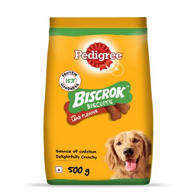 Pedigree Biscrok Biscuits - Lamb Flavour 500 gm - Petfood