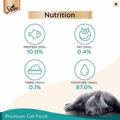 Sheba Feast of Flakes for Cats - Fish with Dry Bonito Flake 35 gm - Petfood