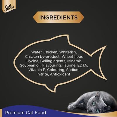 Sheba Fine Food for Cats - Chicken Premium Loaf (Pack of 70 gm x 12) 1's - Petfood