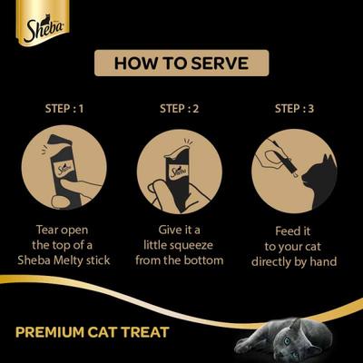 Sheba Melty Sasami Selection for Cats - Chicken Flavor and Chicken & Whitefish Flavors (Pack of 12 gm x 4) 1's - Petfood