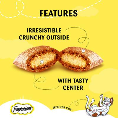 Temptations Treats for Cats - Seafood Medley Flavour 85 gm - Petfood