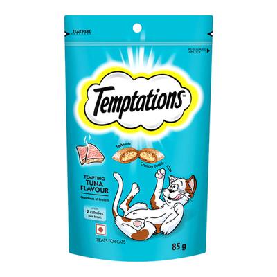 Temptations Treats for Cats - Tempting Tuna Flavour 85 gm - Petfood
