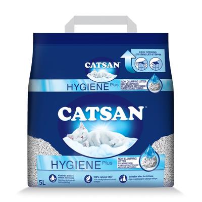 Catsan Hygiene Plus Non Clumping Cat Litter 5000 ml - Pet accessories