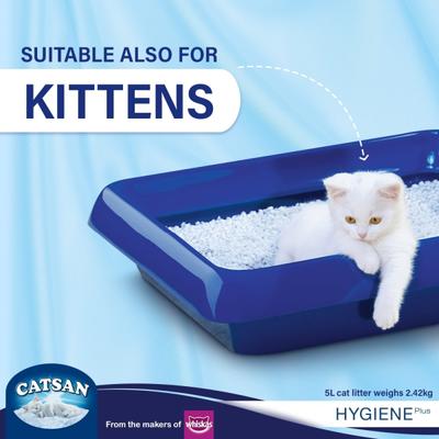 Catsan Hygiene Plus Non Clumping Cat Litter 5000 ml - Pet accessories