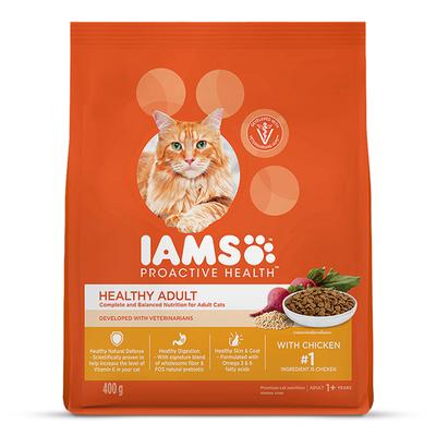 IAMS Proactive Health Nutrition for Adult Cats - Chicken 400 gm - Petfood