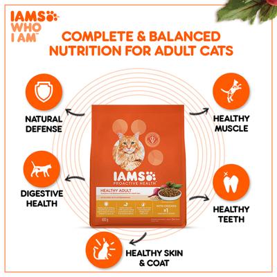 IAMS Proactive Health Nutrition for Adult Cats - Chicken 400 gm - Petfood