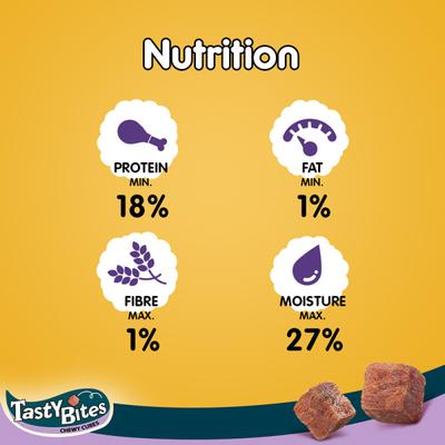 Pedigree Tasty Bites Chewy Cubes - Lamb Flavor 50 gm - Petfood
