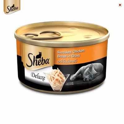 Sheba Deluxe Cat Food - Succulent Chicken Breast in Gravy 85 gm - Petfood