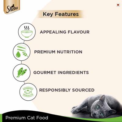 Sheba Deluxe Cat Food - Tuna & Snapper in Gravy 85 gm - Petfood
