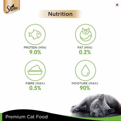 Sheba Deluxe Cat Food - Tuna & Snapper in Gravy 85 gm - Petfood