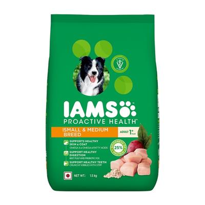 IAMS Proactive Health Adult Dog Food - Small & Medium Breed 1500 gm - Petfood