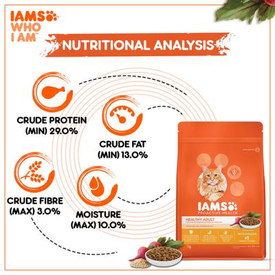 IAMS Proactive Health Nutrition for Adult Cats - Chicken 1000 gm - Petfood
