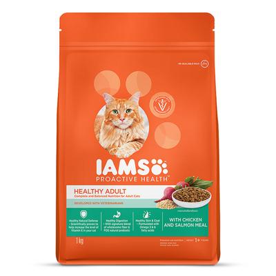 IAMS Proactive Health Nutrition for Adult Cats - Chicken and Salmon Meal 1000 gm - Petfood