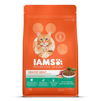 IAMS Proactive Health Nutrition for Adult Cats - Chicken and Salmon Meal 3000 gm - Petfood
