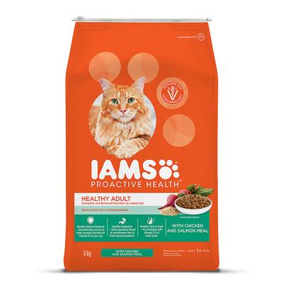 IAMS Proactive Health Nutrition for Adult Cats - Chicken and Salmon Meal 8000 gm - Petfood