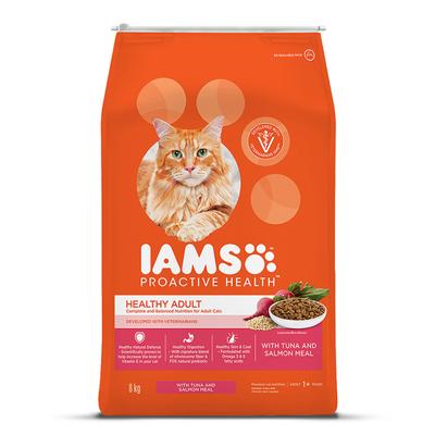IAMS Proactive Health Nutrition for Adult Cats - Tuna and Salmon Meal 8000 gm - Petfood
