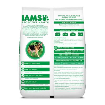 IAMS Proactive Health German Shepherd Adult Dog Food 3000 gm - Petfood