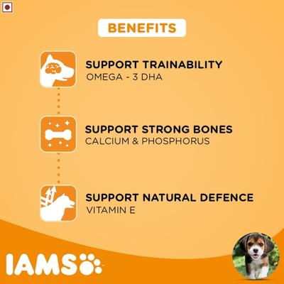 IAMS Proactive Health Smart Puppy Dog Food - Small & Medium Breed 3000 gm - Petfood