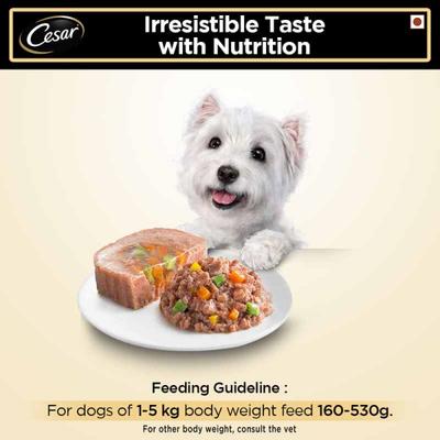 Cesar Adult Dog Food - Lamb & Vegetables 100 gm - Petfood