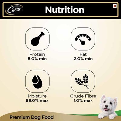 Cesar Adult Dog Food - Lamb & Vegetables 100 gm - Petfood