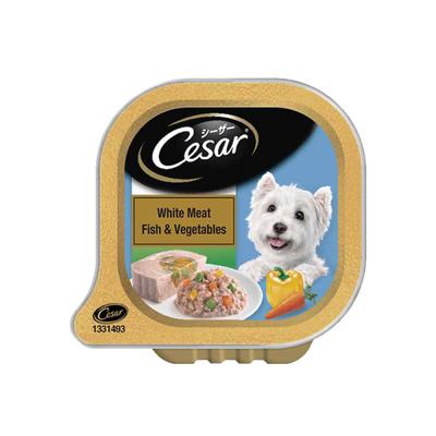 Cesar Adult Dog Food - White Meat Fish & Vegetables 100 gm - Petfood