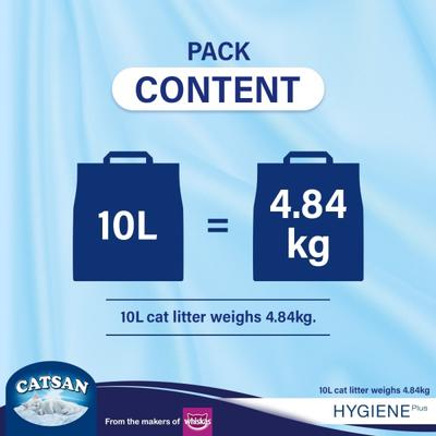 Catsan Hygiene Plus Non Clumping Cat Litter 10000 ml - Pet accessories