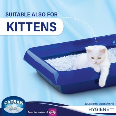Catsan Hygiene Plus Non Clumping Cat Litter 20000 ml - Pet accessories