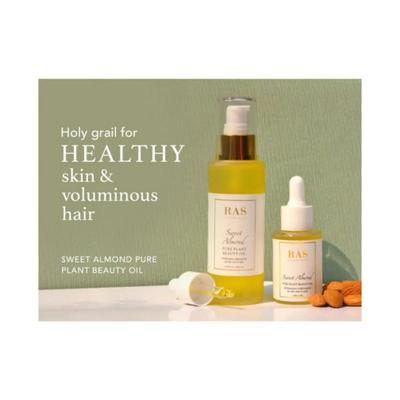Ras Luxury Skincare Sweet Almond Pure Plant Oil 100ml - Essential Oils