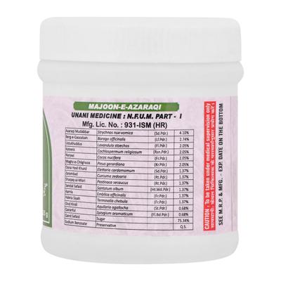 Cipzer Majoon E Azaraqi 125 gm - Speciality Medicines