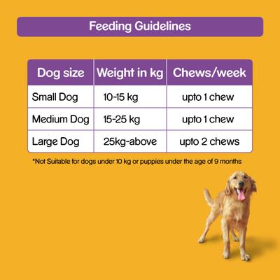 Pedigree Jumbone - Chicken & Rice Flavour (Pack of 2 x 180 gm) Medium - Petfood
