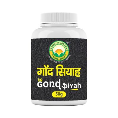 Basic Ayurveda Gond Siyah Granules 50 gm - Speciality Medicines