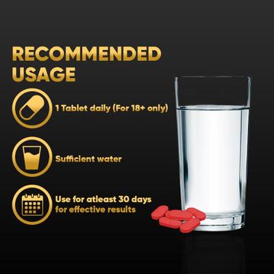 Fitspire Fit Men Gold Multivitamin for Men to Increase Immunity Energy Stamina 60 Capsules 1's - General Health