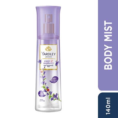 Yardley London Fine Fragrance Mist - Violet & Raspberry 140 ml - Body Mist/Spray