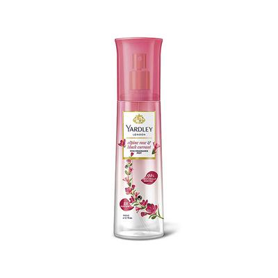 Yardley London Fine Fragrance Mist - Alpine Rose & Black Currant 140 ml - Body Mist/Spray