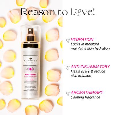 Nourish Mantra Body Lotion - Mystic Indian Rose 100 ml - Creams/Oils/Lotions