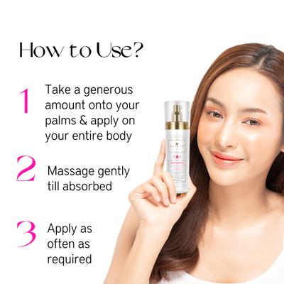 Nourish Mantra Body Lotion - Mystic Indian Rose 100 ml - Creams/Oils/Lotions